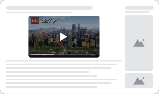 TrueView video Rich Media advertising example